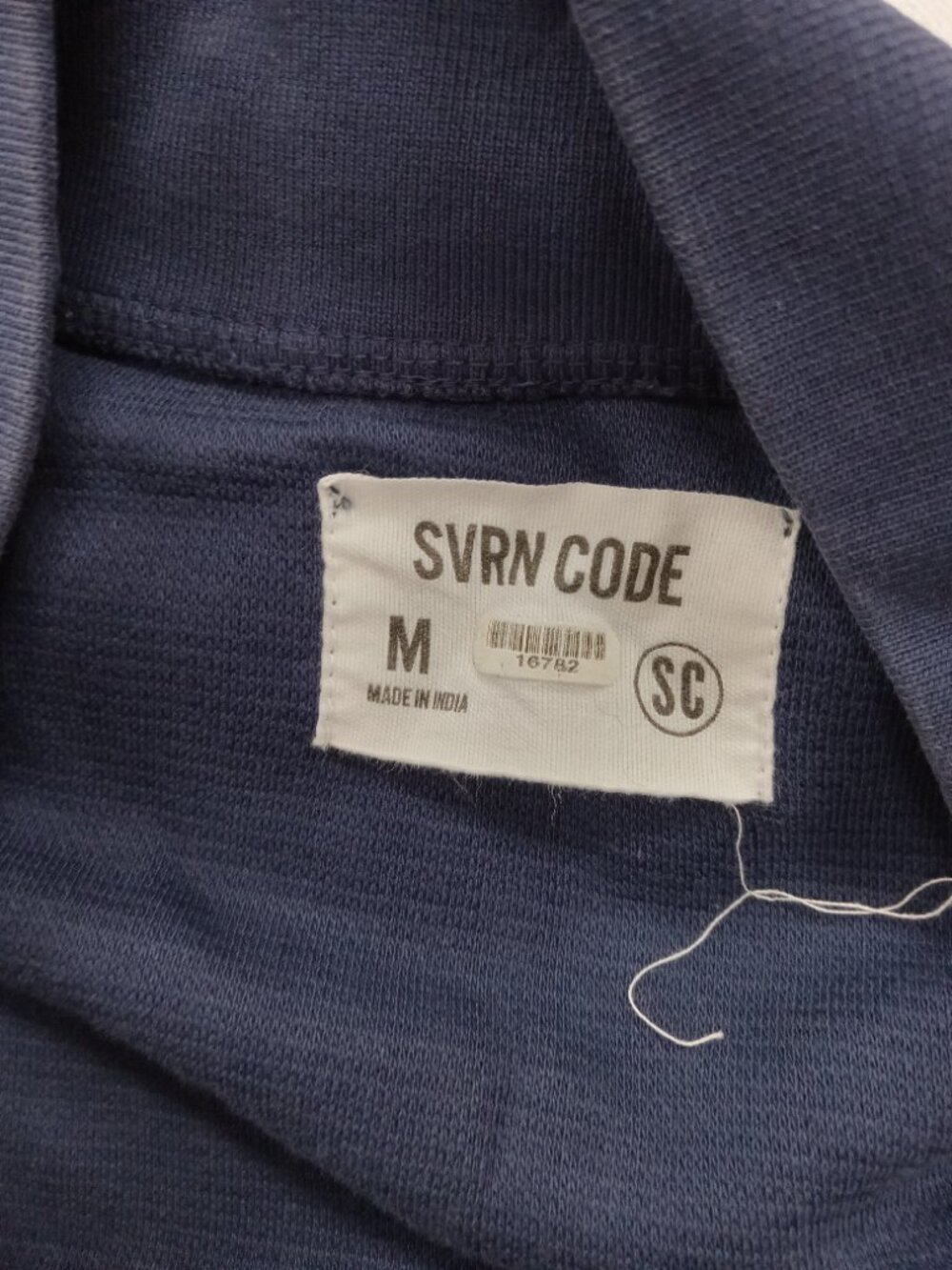 Sovereign Code Navy Horizontal Rib Chaser Jacket/16782 - Picture 2 of 3